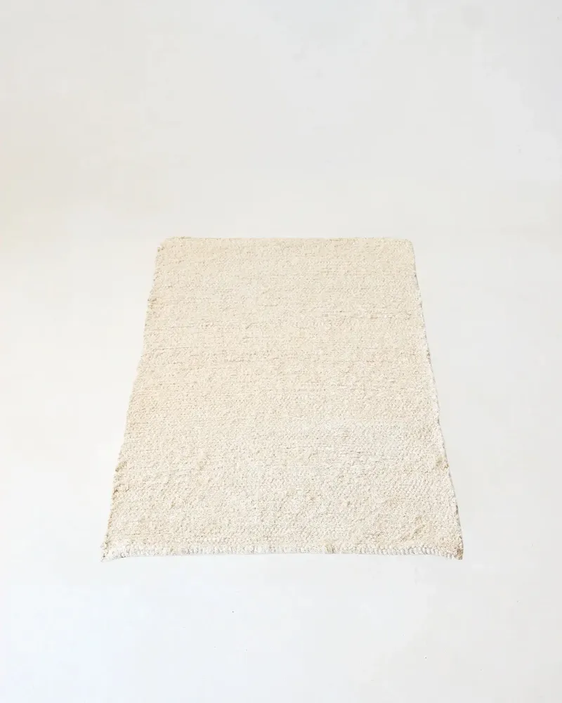 Rugs - GAOU - Recycled cotton rug, white – 60×100 - MASAME