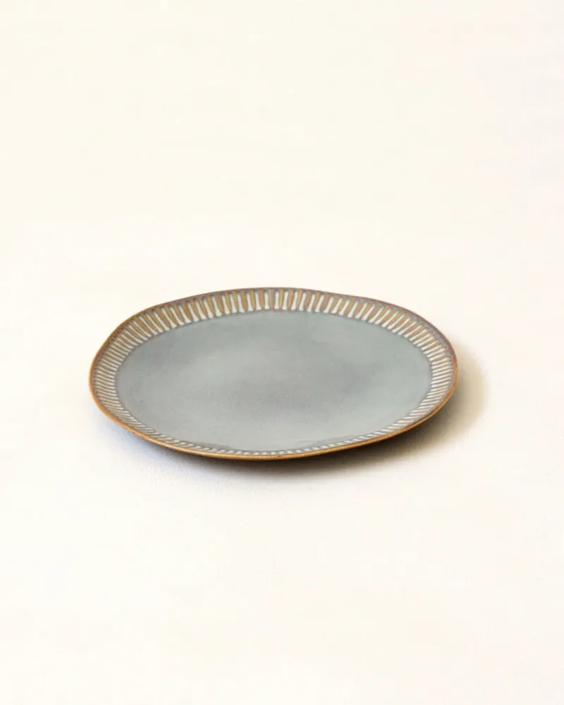 Assiettes au quotidien - GAUDINA - Assiette Dessert en Grès – Iode - MASAME