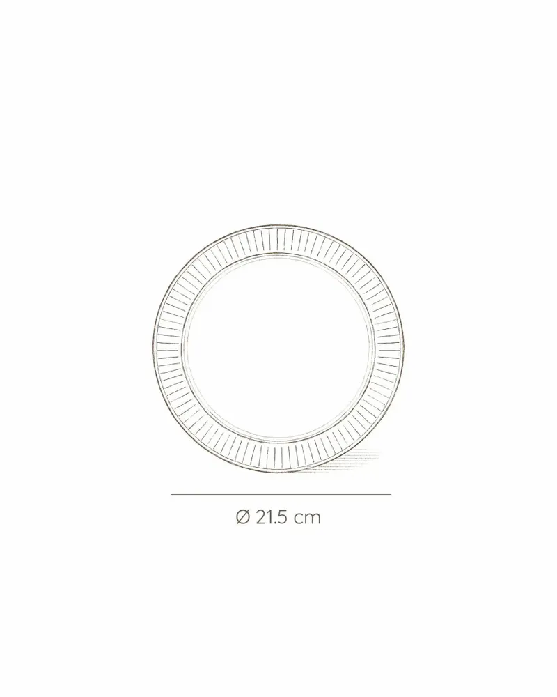 Assiettes au quotidien - GAUDINA - Assiette Dessert en Grès – Iode - MASAME