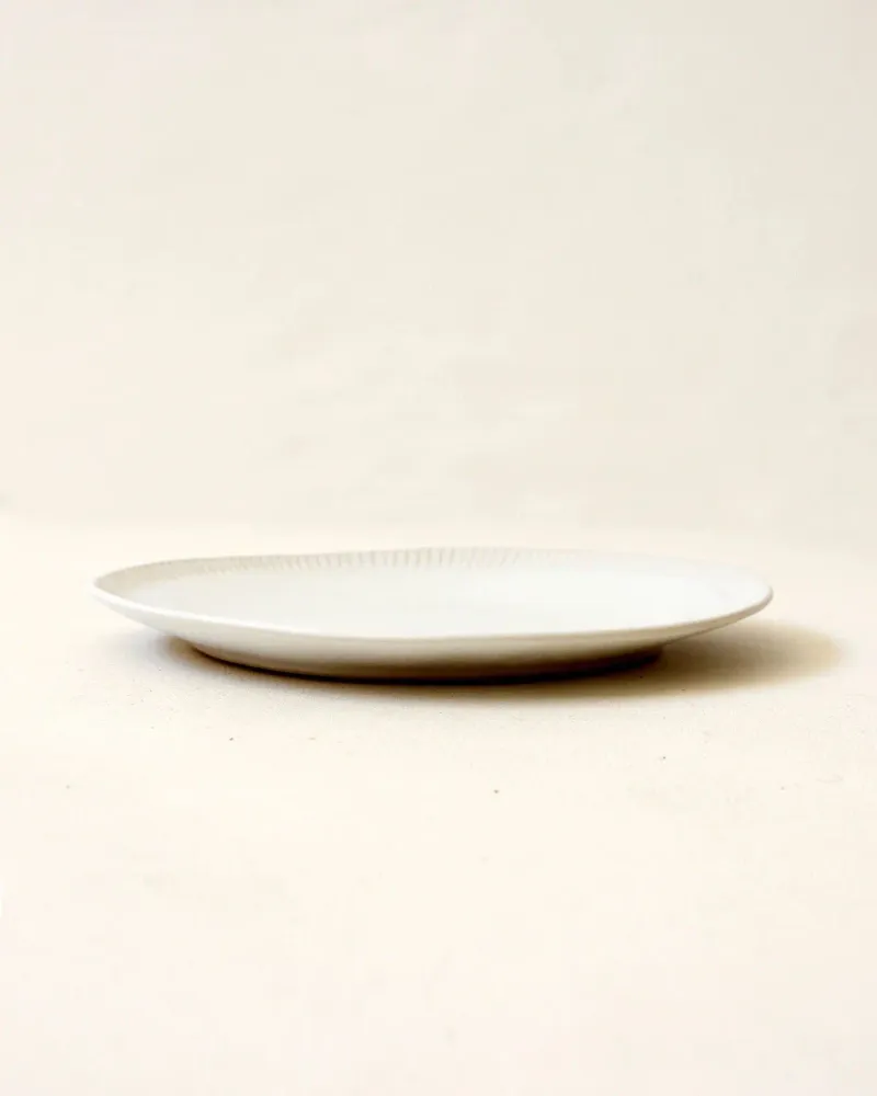 Assiettes au quotidien - GAUDINA - Grande Assiette Ronde en Grès – Dune - MASAME