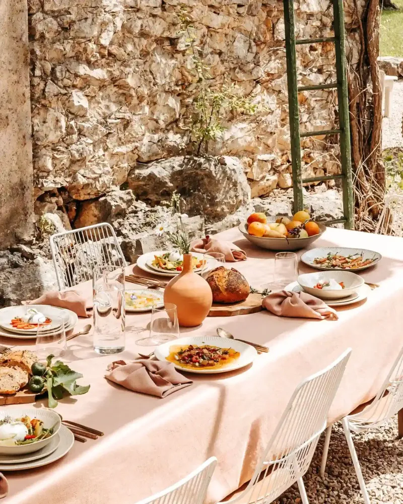 Assiettes au quotidien - GAUDINA - Grande Assiette Ronde en Grès – Dune - MASAME