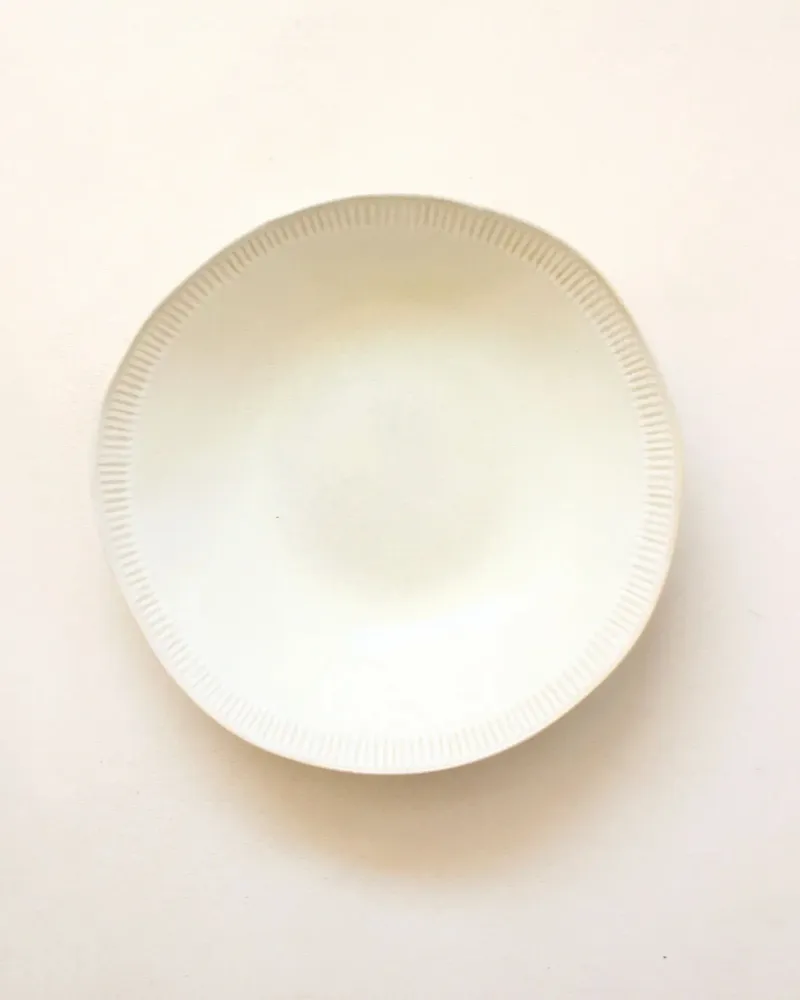 Platter and bowls - GAUDINA - Large stoneware serving dish – Dune - MASAME