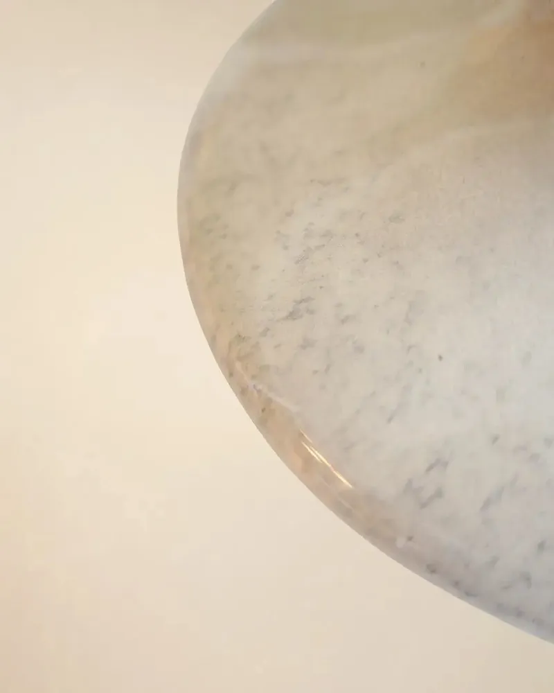 Wall lamps - Gigaro L - Glazed ceramic wall light Ø30 – Sable - MASAME