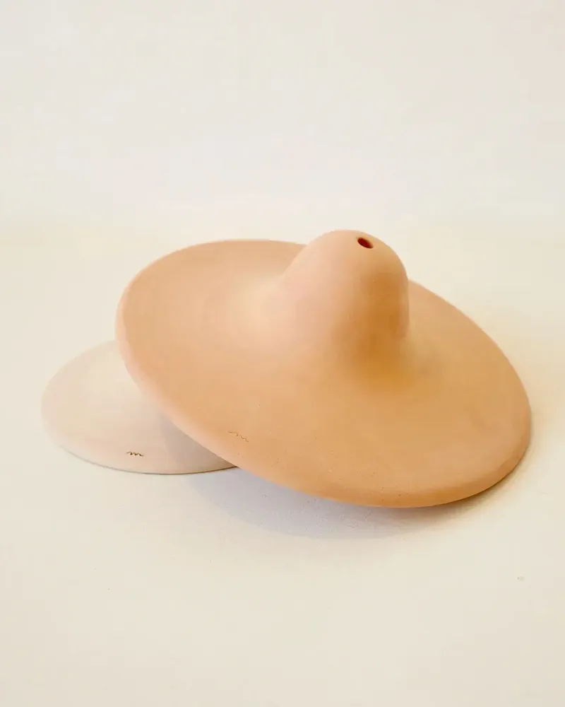 Suspensions - Gigaro L - Suspension céramique brute Ø30 cm – Terracotta - MASAME