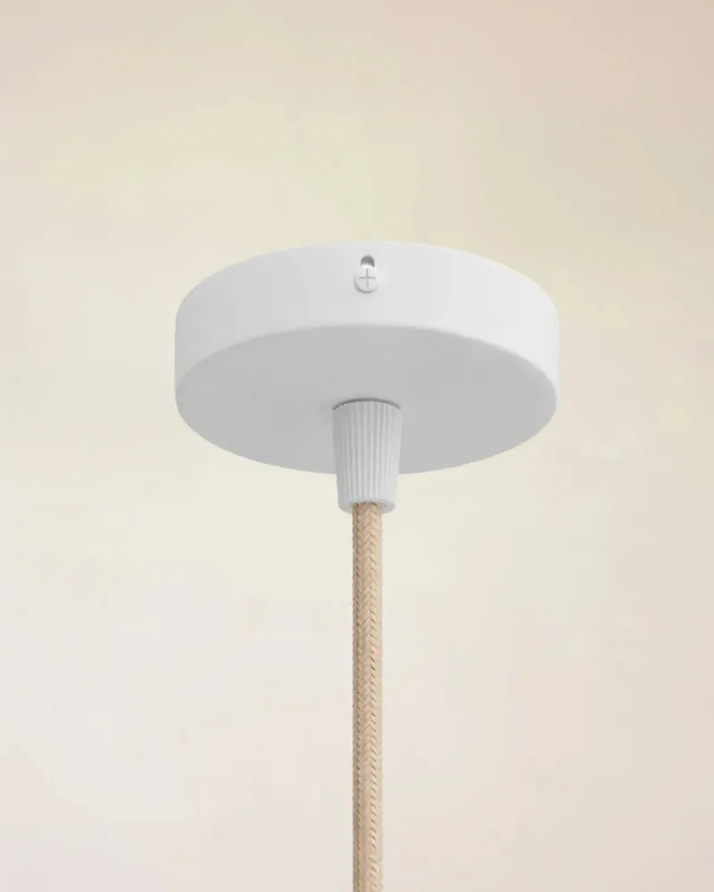 Hanging lights - Gigaro L - Glazed ceramic pendant light Ø30 cm – Romarin - MASAME