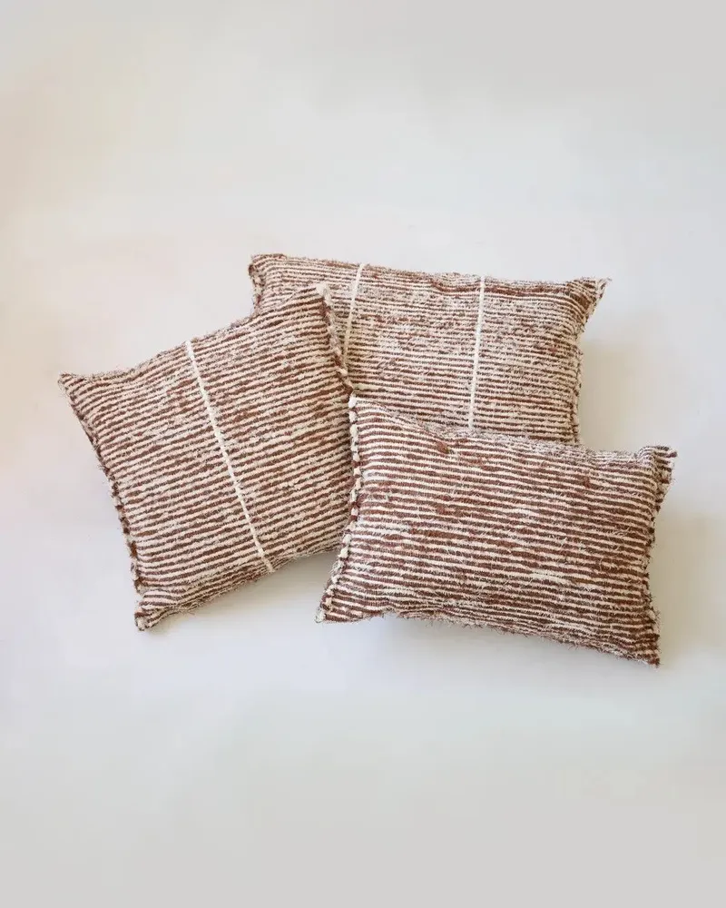 Cushions - TARIFA - 100% cotton cushion Sienne – Rectangle 60×40 - MASAME
