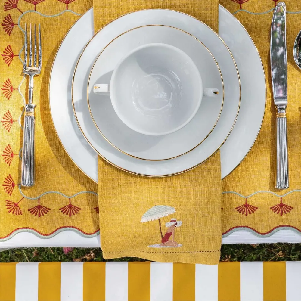 Serviettes - Serviette Brigitte - BOUGANIA