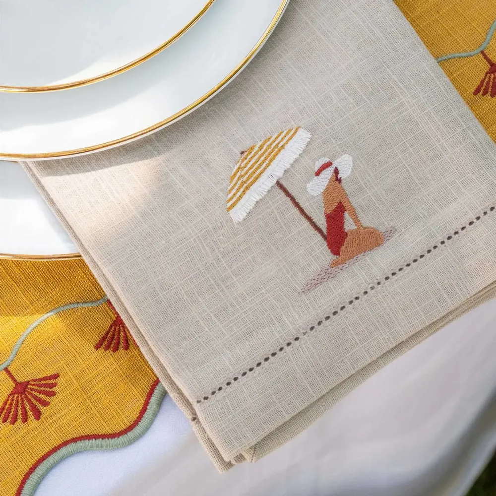 Serviettes - Serviette Brigitte - BOUGANIA