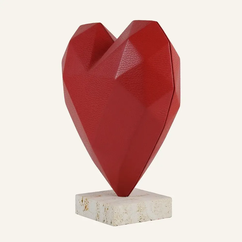 Objets de décoration - Ornement en cuir en forme de cœur CORIS - LIMAC DESIGN