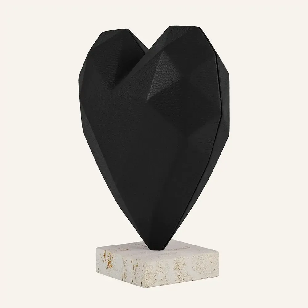 Objets de décoration - Ornement en cuir en forme de cœur CORIS - LIMAC DESIGN