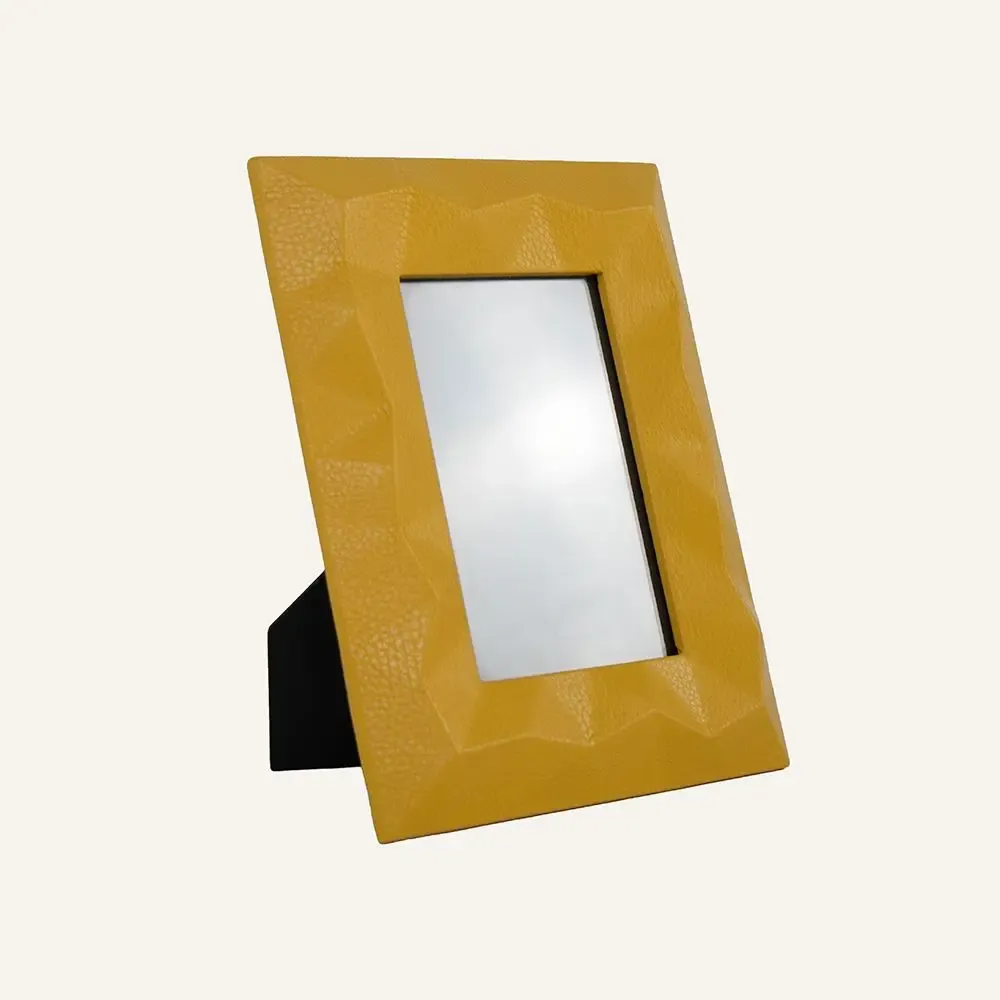 Design objects - Picture frame in hammered leather FRAMY - LIMAC DESIGN