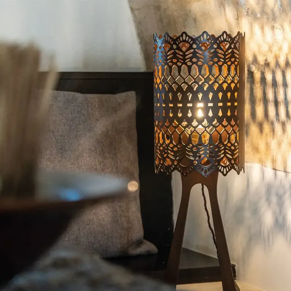 Table lamps - Nonna Concettina table lamp - PUGLIA CORTEN LOVE