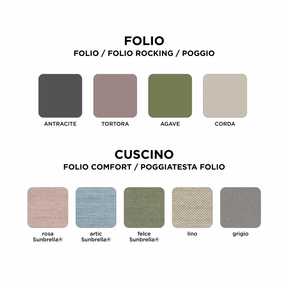 Fauteuils de jardin - FOLIO ROCKING - NARDI