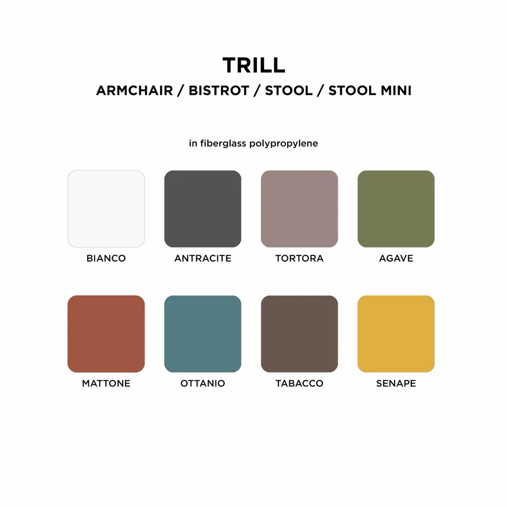 Chaises de jardin - TRILL STOOL - NARDI