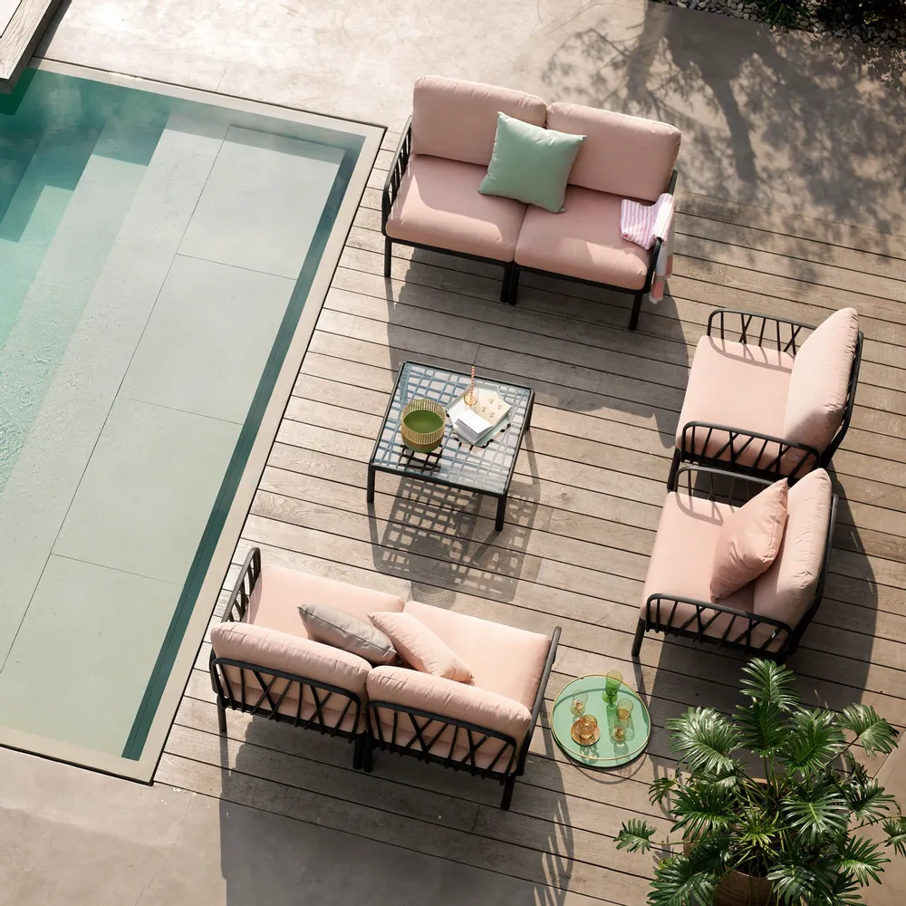 Lawn sofas   - KOMODO ELEMENTO TERMINALE - NARDI
