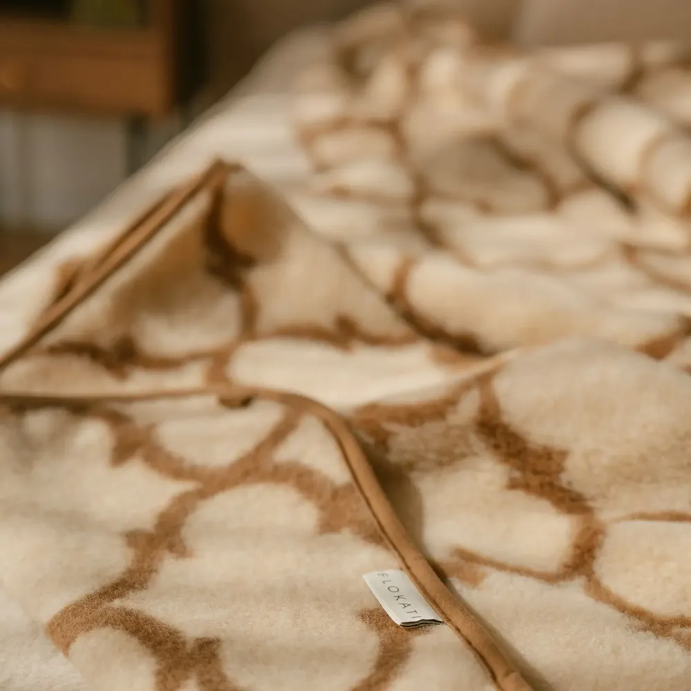 Linge de lit - COUVERTURES EN PURE LAINE - FLOKATI WOOL PRODUCTS LITUANIE