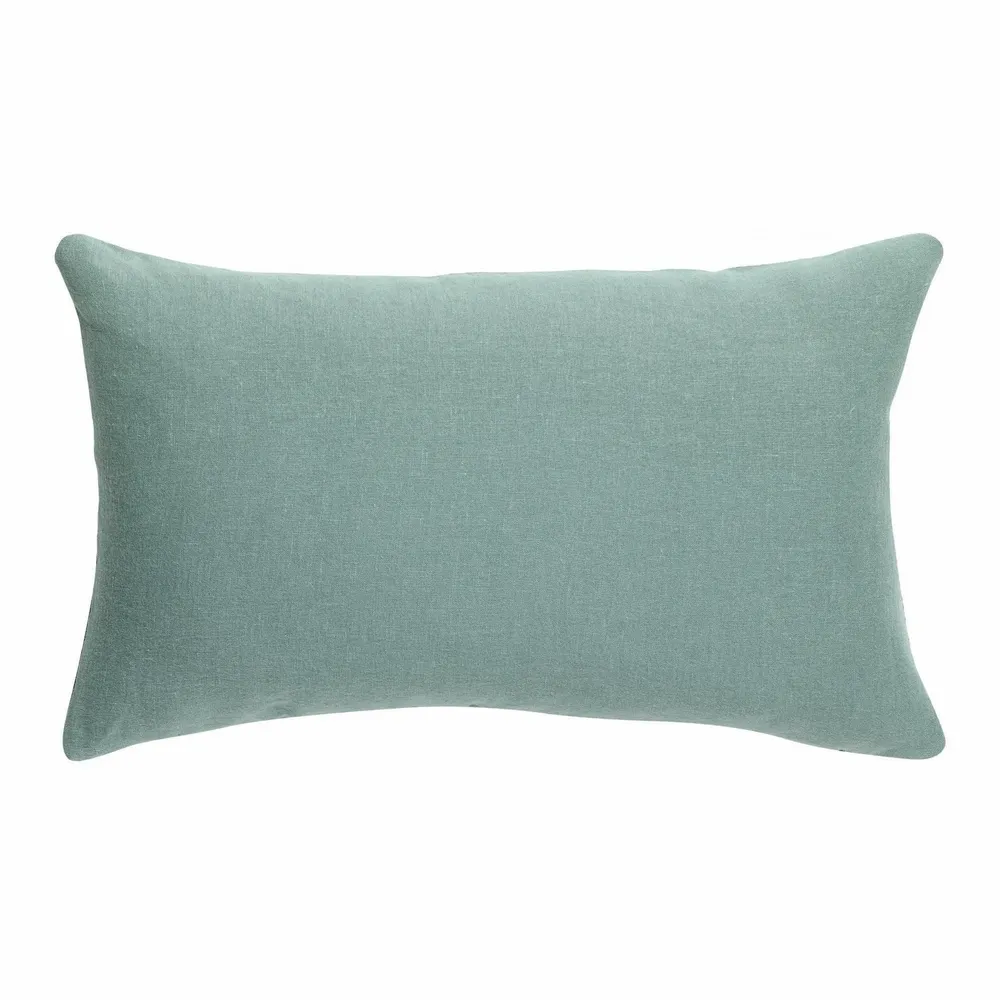 Coussins - Coussin uni Zeff Vert de gris 30 x 50 - MAISON VIVARAISE - SDE VIVARAISE WINKLER