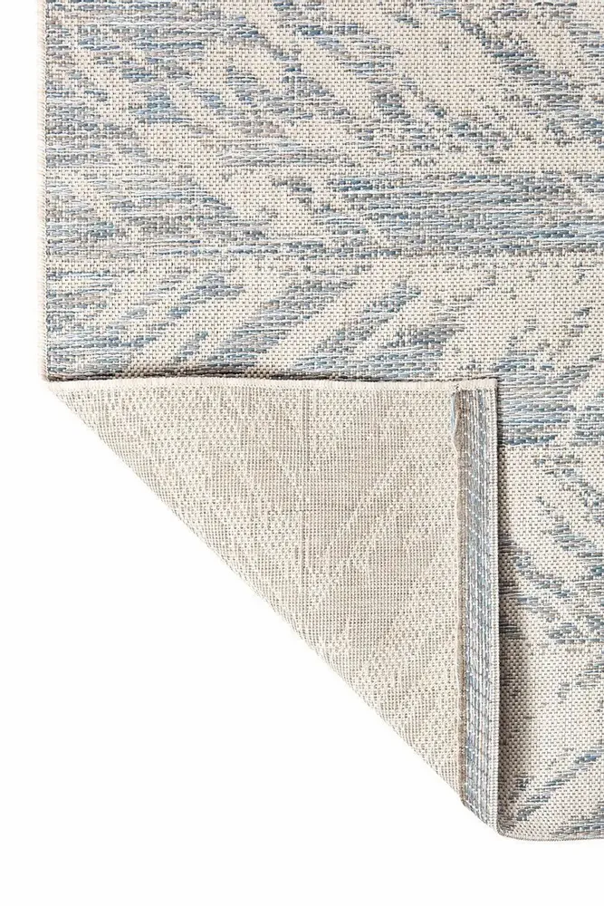 Tapis - Tapis Evora outdoor Acier 120 x 170 - MAISON VIVARAISE - SDE VIVARAISE WINKLER