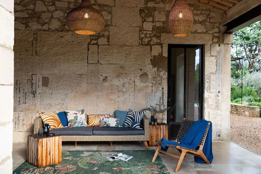 Plaids - Plaid Tana Touareg 140 x 200 - MAISON VIVARAISE - SDE VIVARAISE WINKLER
