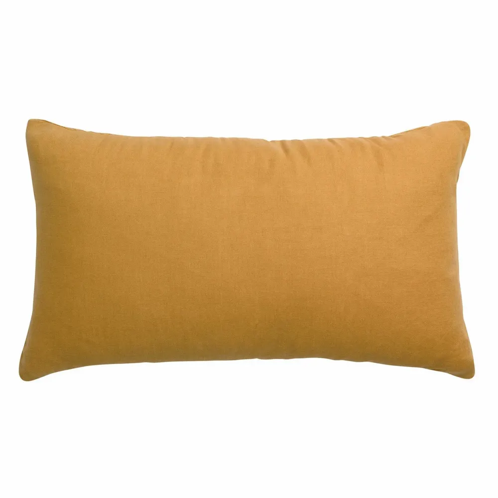 Cushions - Plain Cushion Zeff Ocre 30 X 50 - MAISON VIVARAISE - SDE VIVARAISE WINKLER