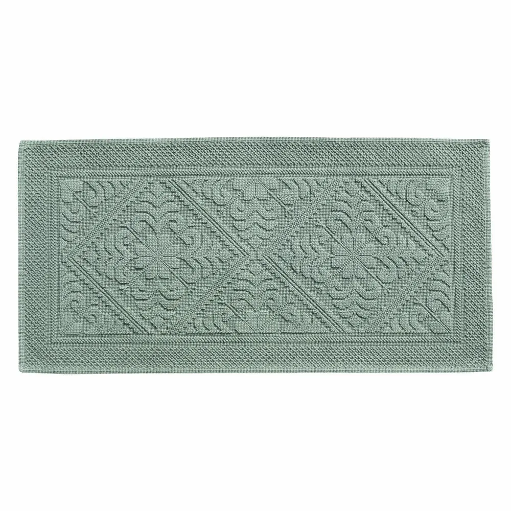 Autres linges de bain - Tapis de bain uni Enzo Mousse 54 x 110 - MAISON VIVARAISE - SDE VIVARAISE WINKLER