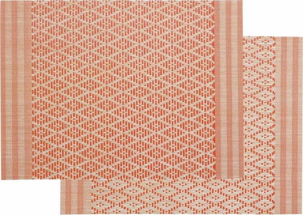 Table cloths - Kadra Placemat Set Marmelade 33 X 45 - MAISON VIVARAISE - SDE VIVARAISE WINKLER