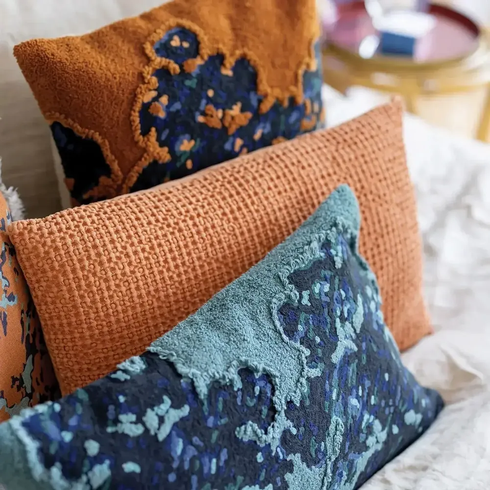 Coussins - Coussin Maia Citrouille 30 x 50 - MAISON VIVARAISE - SDE VIVARAISE WINKLER