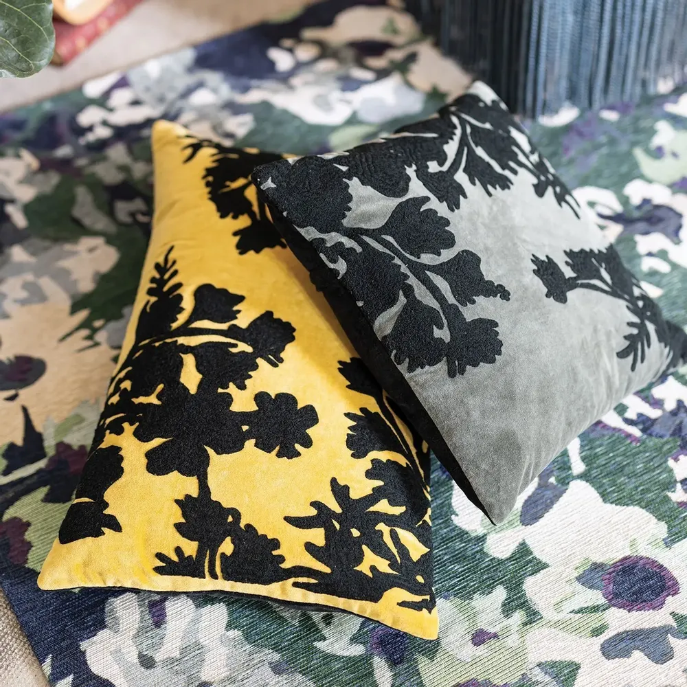 Coussins - Coussin Rosalie brodé Mirabelle 40 x 65 - MAISON VIVARAISE - SDE VIVARAISE WINKLER