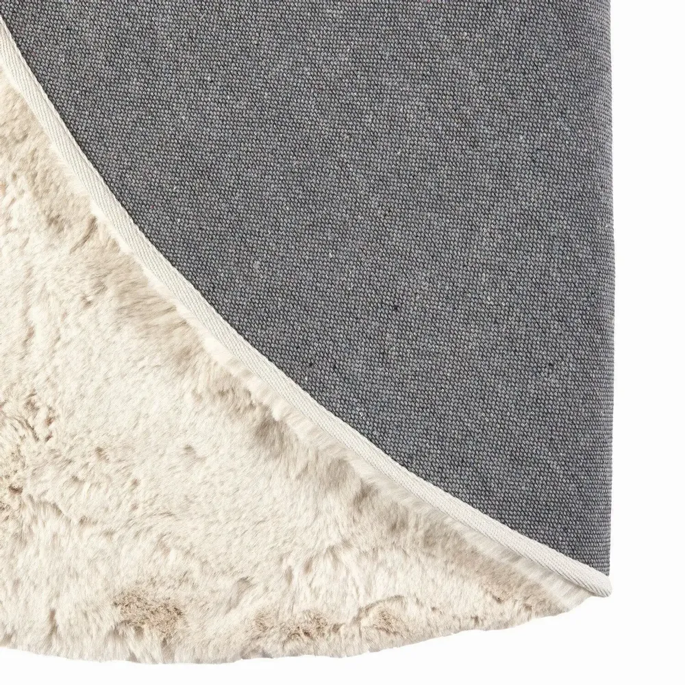 Tapis - Tapis Eddy Ivoire diamètre 160 cm - MAISON VIVARAISE - SDE VIVARAISE WINKLER