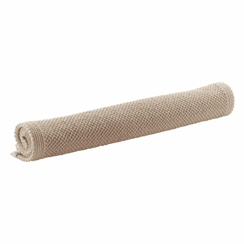 Autres linges de bain - Tapis de bain uni Etia Galet 54 x 110 - MAISON VIVARAISE - SDE VIVARAISE WINKLER