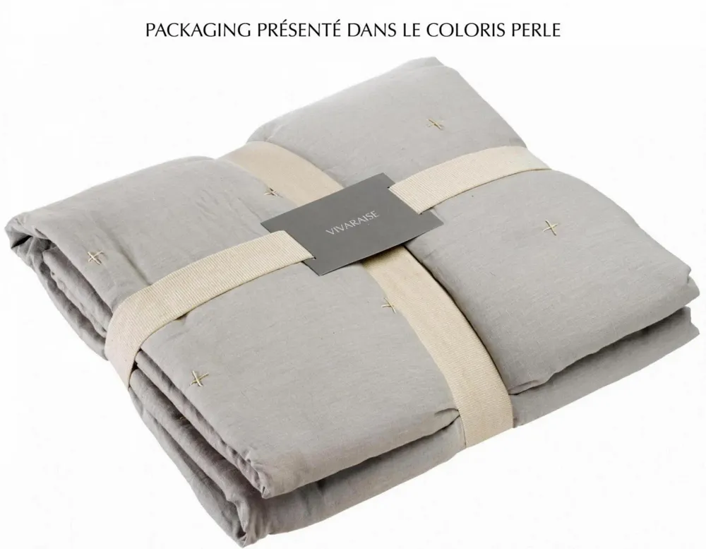 Bed linens - Bed Cover Nala Paon 180 X 260 - MAISON VIVARAISE - SDE VIVARAISE WINKLER