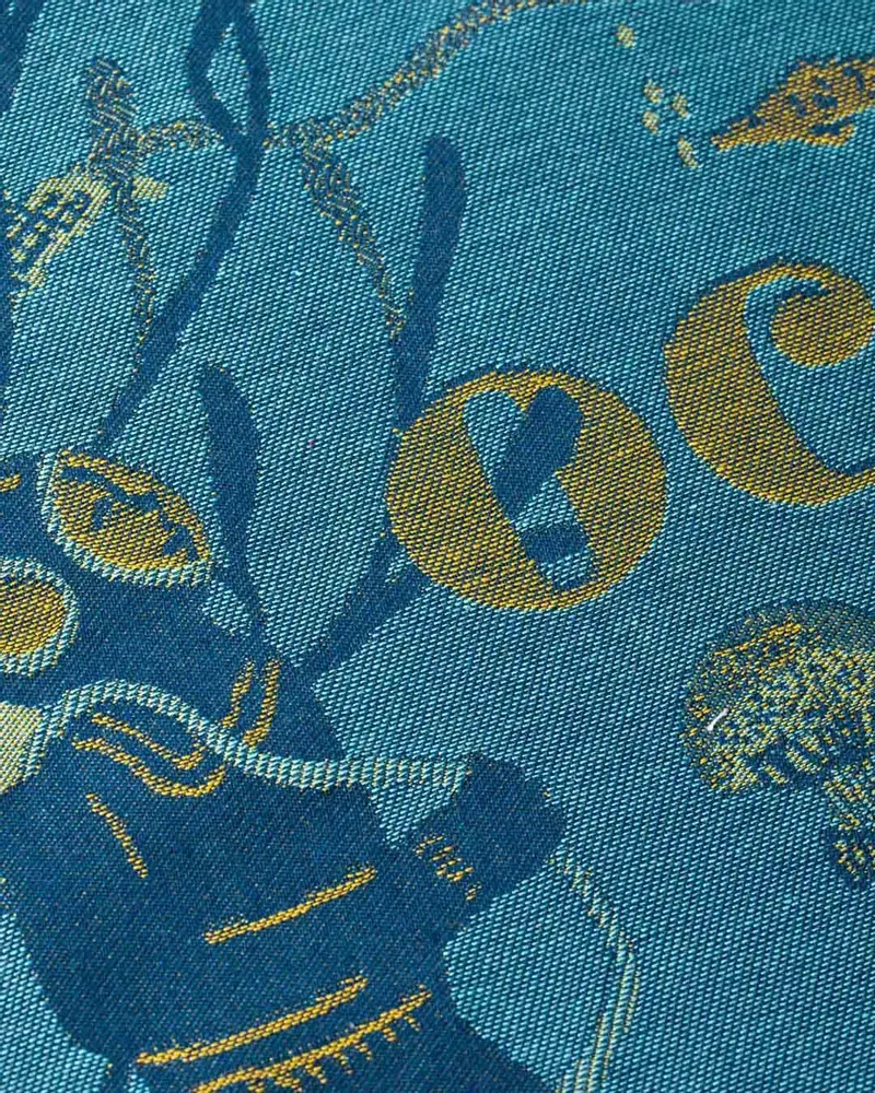 Dish towels - ABYSSE TEA TOWEL - TISSAGE MOUTET