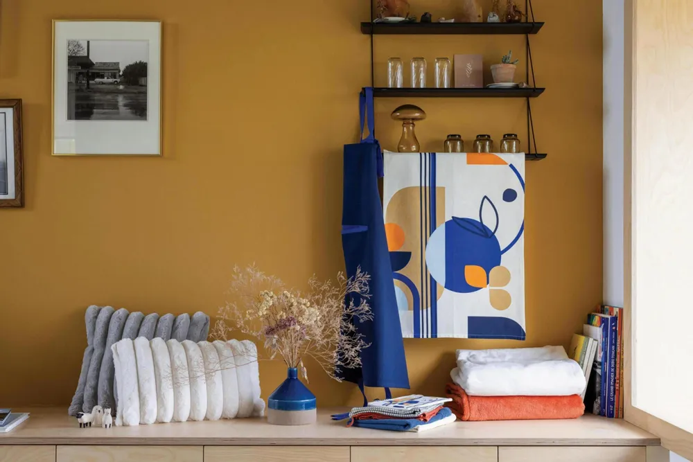Throw blankets - Recycled Throw Theo Marmelade 130 X 160 - MAISON VIVARAISE - SDE VIVARAISE WINKLER
