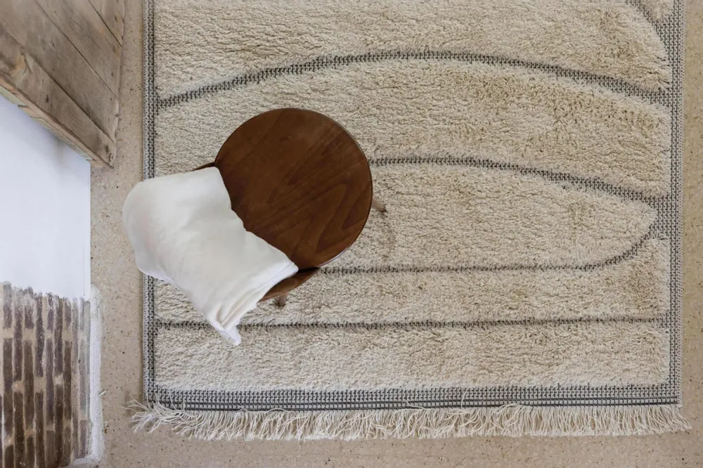 Throw blankets - Recycled Throw Theo Neige 130 X 160 - MAISON VIVARAISE - SDE VIVARAISE WINKLER
