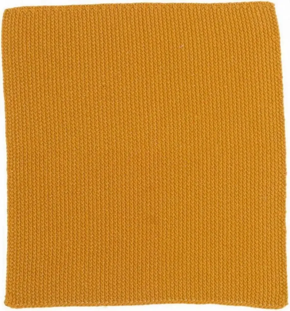 Kitchen utensils - Set of 3 Recycled Knitted Hand Towels Izan Tournesol 25 X 25 - MAISON VIVARAISE - SDE VIVARAISE WINKLER
