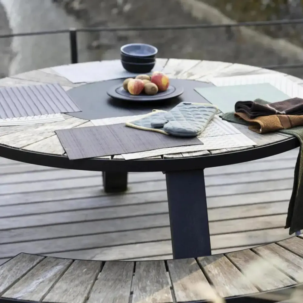 Nappes - Set de table Manoka Orage 33 x 45 - MAISON VIVARAISE - SDE VIVARAISE WINKLER