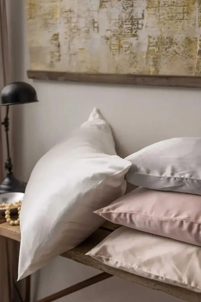 Bed linens - Ashley Pillowcase Latte 65 X 65 - MAISON VIVARAISE - SDE VIVARAISE WINKLER