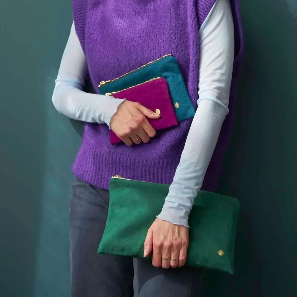 Clutches - Iona Pouch Nori 19 X 28 X 1 - LA CERISE SUR LE GATEAU