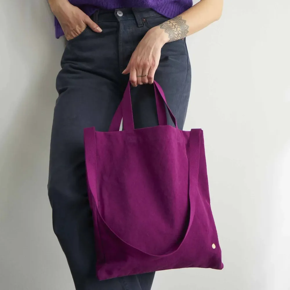 Bags and totes - Iona City Bag Purple rain 38 X 38 - LA CERISE SUR LE GATEAU
