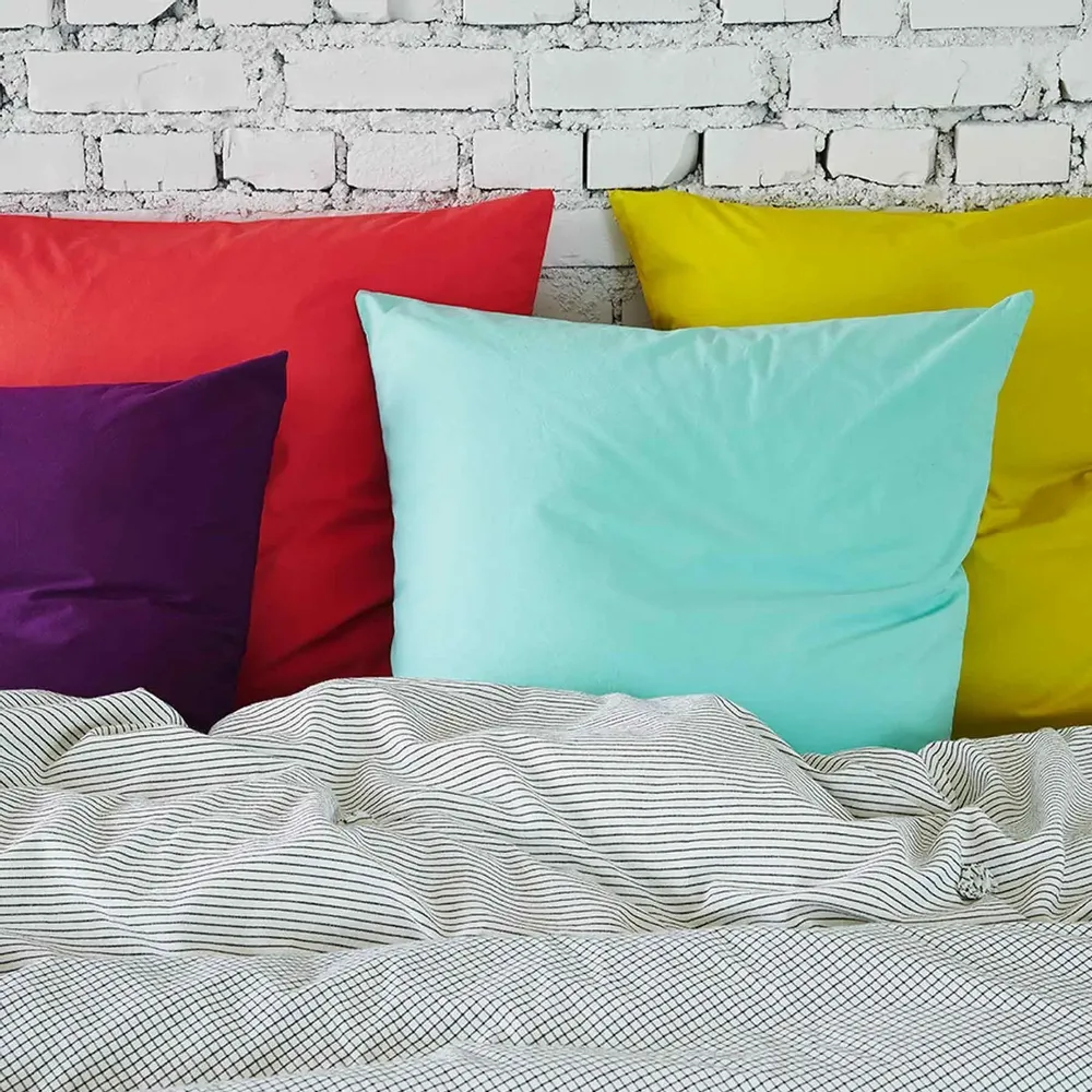 Linge de lit - Taie d'oreiller Céleste Absinthe 65 x 65 - LA CERISE SUR LE GATEAU