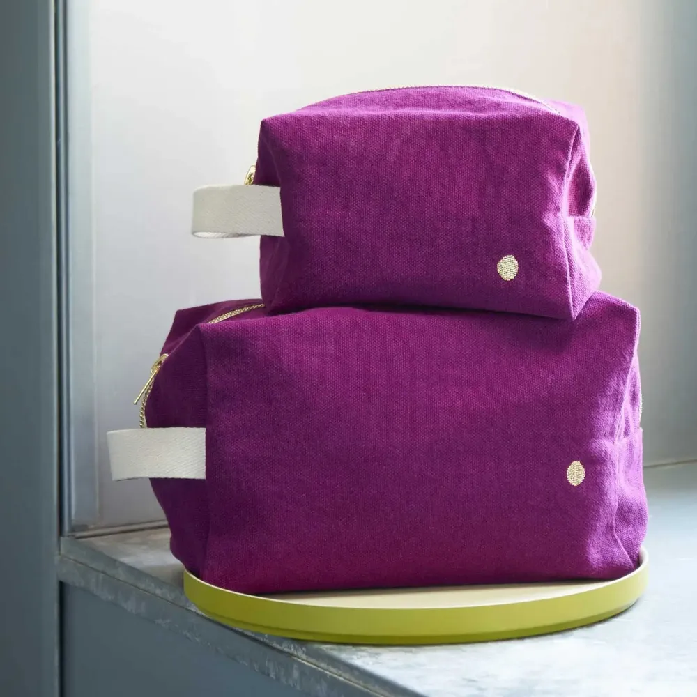 Clutches - Cube Pouch Iona Purple rain L 22 X 14 X 10,5 - LA CERISE SUR LE GATEAU