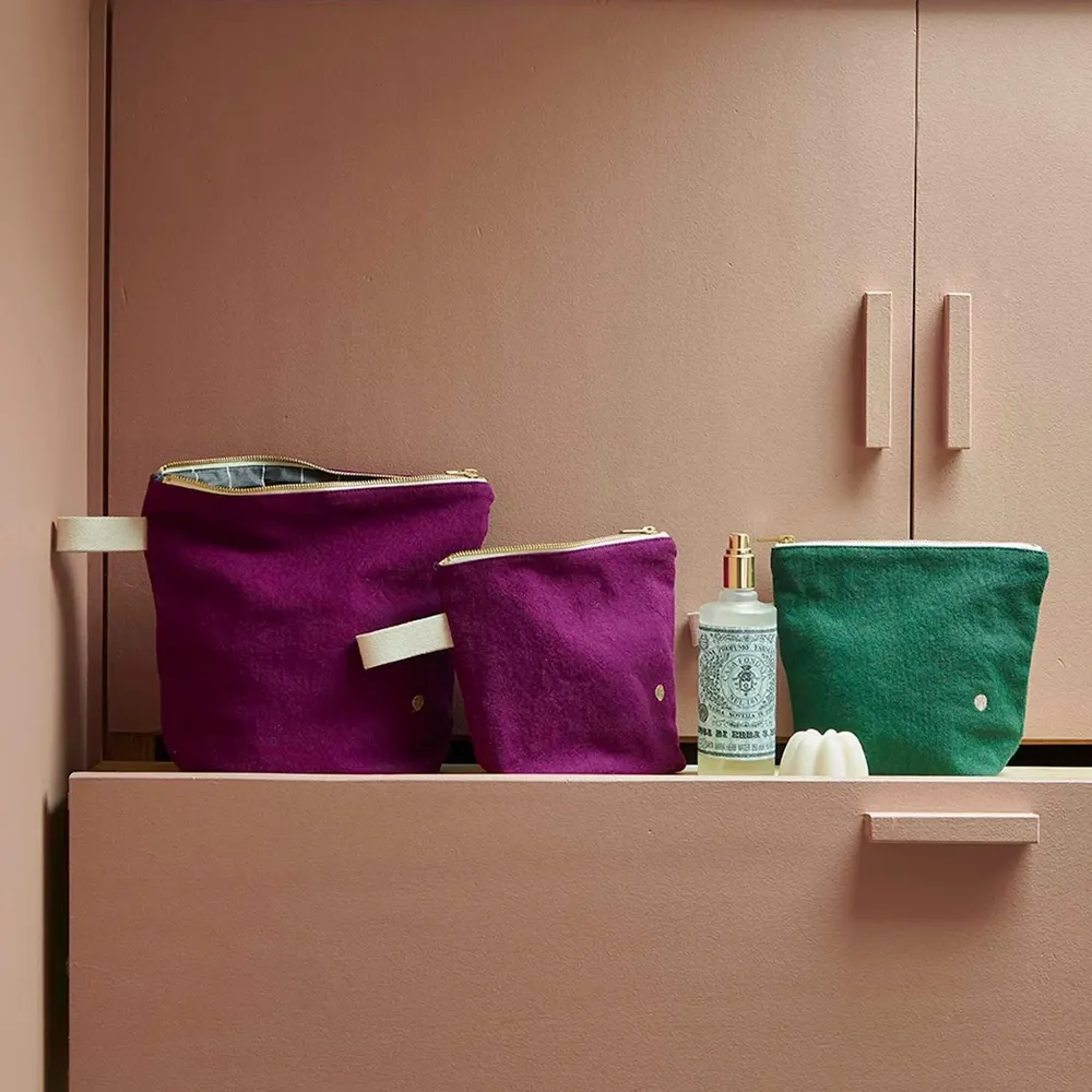 Clutches - Toiletry bag Iona Purple rain S 18 X 22 X 8 - LA CERISE SUR LE GATEAU