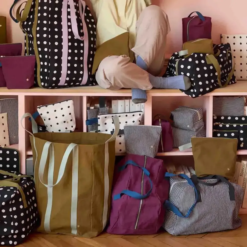 Sacs et cabas - Sac week-end Iona Wine 28 x 42 x 20 - LA CERISE SUR LE GATEAU