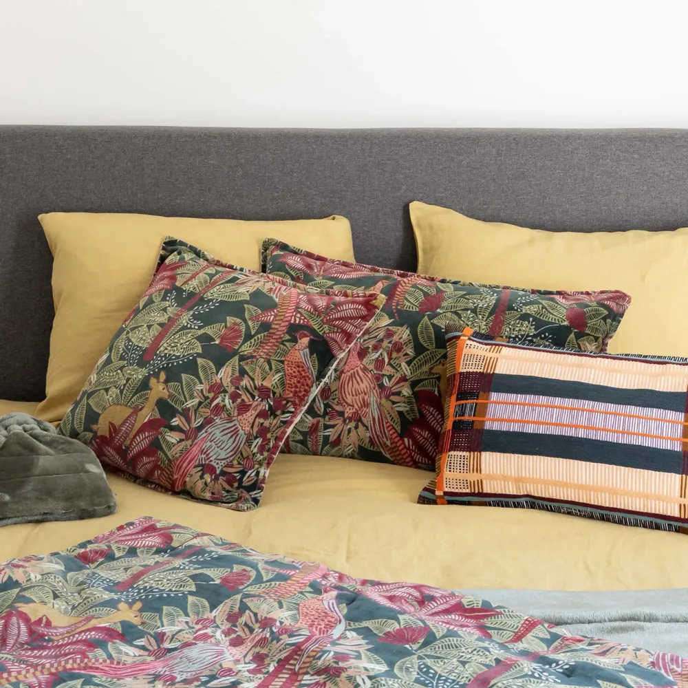 Cushions - Ewan Printed Cushion Multico 40 X 65 - MAISON VIVARAISE - SDE VIVARAISE WINKLER