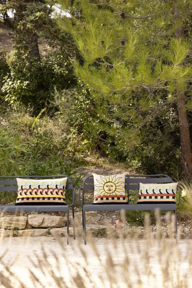 Coussins - Coussin brodé Adria Multico 30 x 50 - MAISON VIVARAISE - SDE VIVARAISE WINKLER