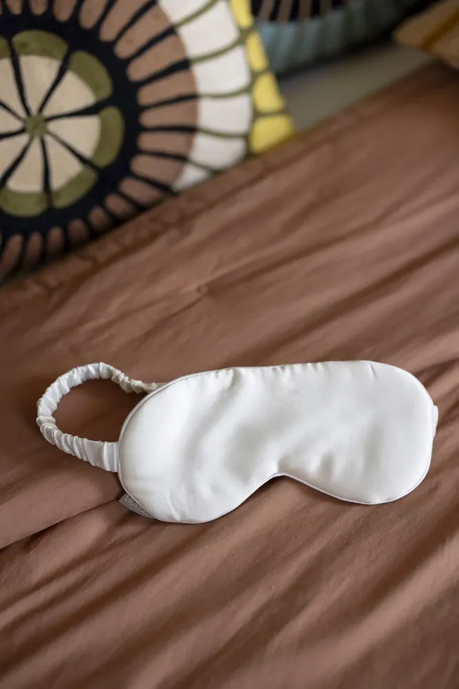 Sleepwear - Ashley Sleep Mask Neige 9 X 23 - MAISON VIVARAISE - SDE VIVARAISE WINKLER