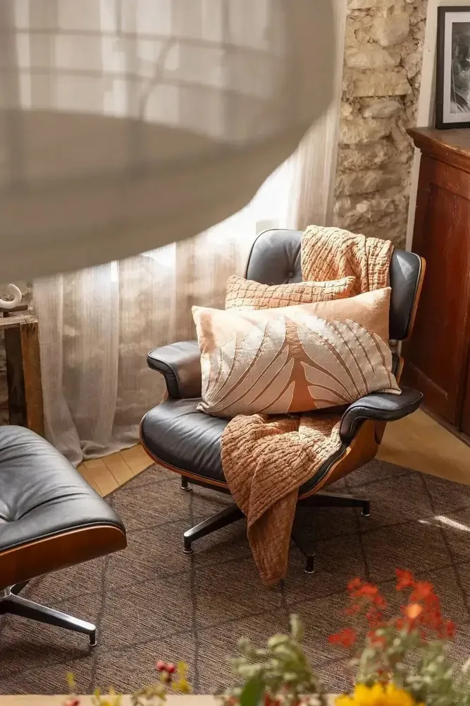 Coussins - Coussin Swami Moka 45 x 45 - MAISON VIVARAISE - SDE VIVARAISE WINKLER