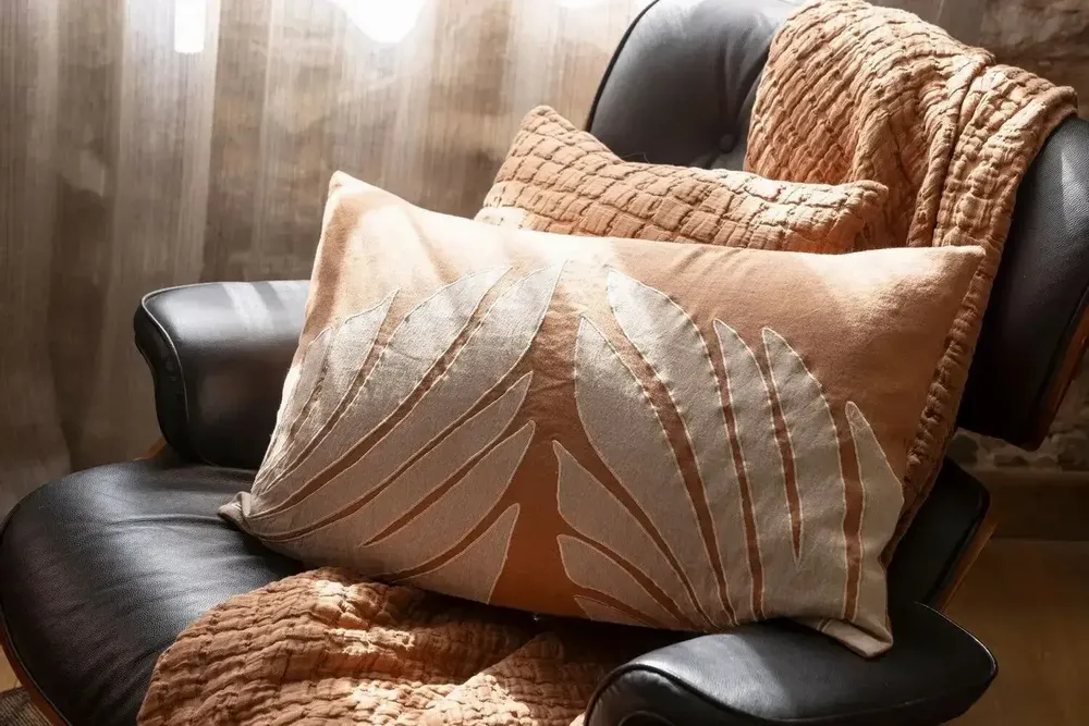 Coussins - Coussin Swami Moka 45 x 45 - MAISON VIVARAISE - SDE VIVARAISE WINKLER