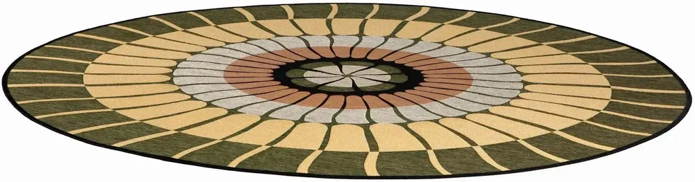 Rugs - Outdoor rug Zeno Cèdre Diamètre 160 - MAISON VIVARAISE - SDE VIVARAISE WINKLER
