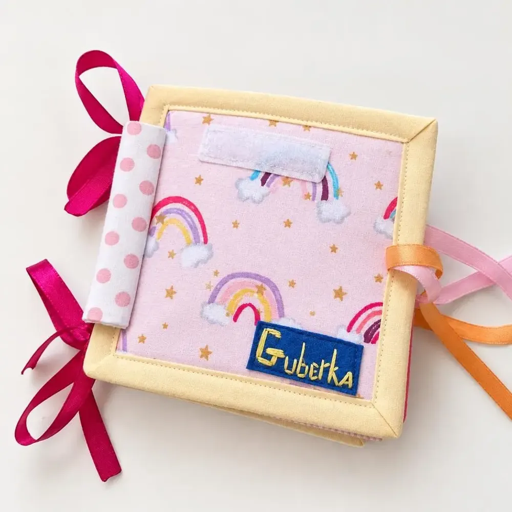 Anniversaires - Busy Book personnalisé fait main – Livre d’activités éducatif en tissu - GUBERKA